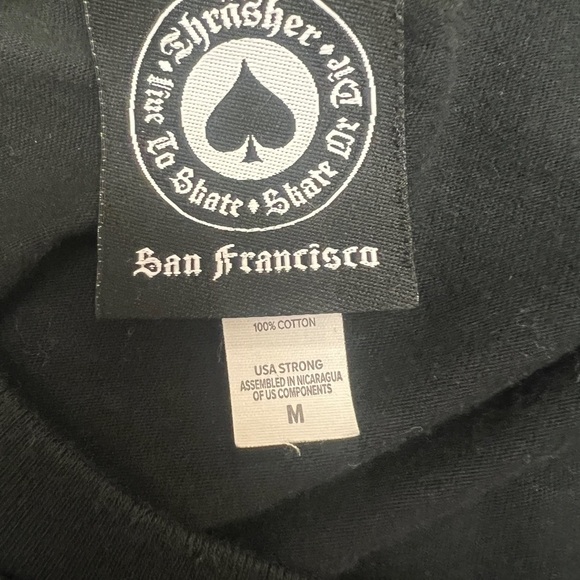 Thrasher magazine flame tshirt - size M - Picture 4 of 6